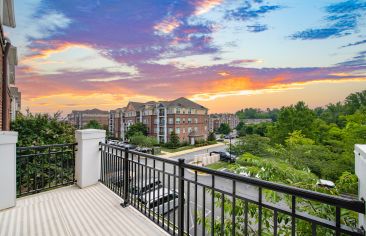 Balcony at Apartments at Cobblestone in Fredericksburg, VA