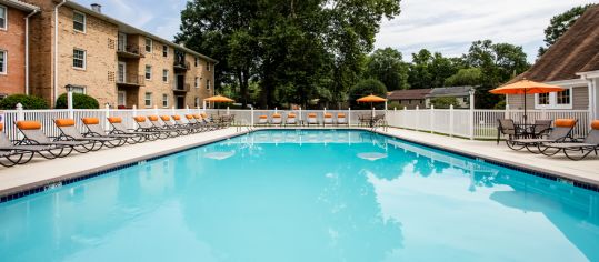 Pool at CV at Greenbrier luxury apartment homes in Fredricksburg, VA