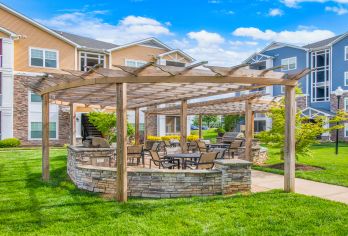 Grill area at MAA Seasons luxury apartment homes in Fredericksburg, VA