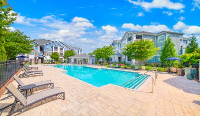 Pools at Seasons at Celebrate Virginia luxury apartment homes in Fredericksburg, VA