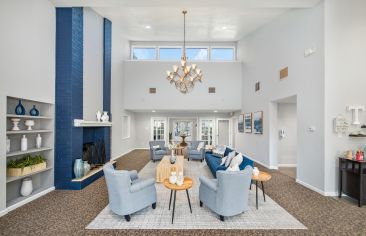 Clubhouse at Township at Hampton Woods luxury apartment homes in Hampton, VA