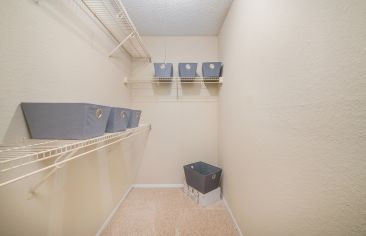 Closet at Township at Hampton Woods luxury apartment homes in Hampton, VA