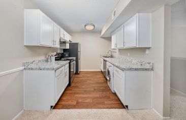 Kitchen at Township at Hampton Woods luxury apartment homes in Hampton, VA