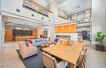 Clubhouse at MAA Radius luxury apartment homes in Newport News, VA