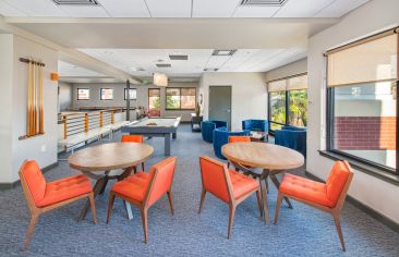 Upstairs lounge at MAA Radius luxury apartment homes in Newport News, VA