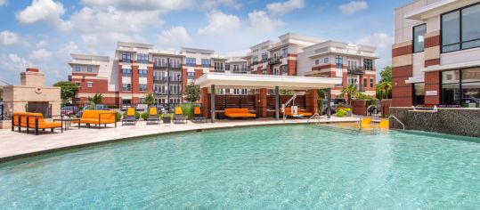 Pool at Radius luxury apartment homes in Newport News, VA