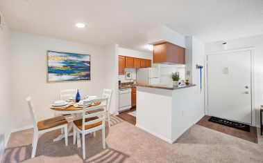 Model unit dining room at Ashley Park in Richmond, VA