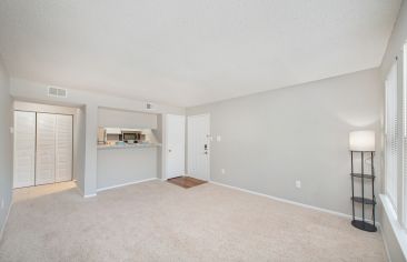 Living Room at CV at Chase Gayton luxury apartment homes in Richmond, VA