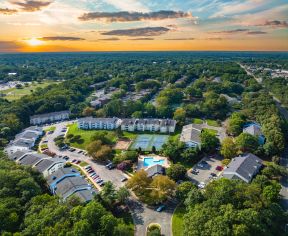 Aerial at CV at Chase Gayton luxury apartment homes in Richmond, VA