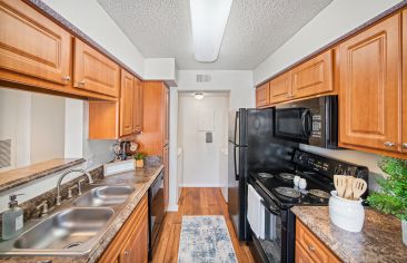 Model Kitchen at Colonial Village at Hampton Glen in Richmond, VA