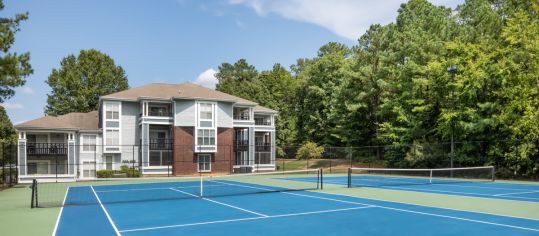 Tennis Court at Colonial Village at Waterford luxury apartment homes in Richmond, VA