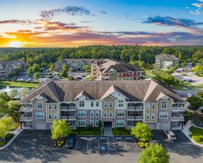 Building at MAA West Creek luxury apartment homes in Richmond, VA