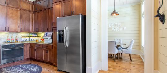 Club House Kitchen at Retreat at West Creek luxury apartment homes in Richmond, VA