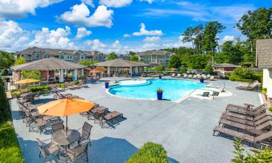 Pool at Retreat at West Creek luxury apartment homes in Richmond, VA