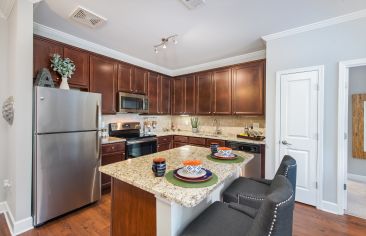 Kitchen at Retreat at West Creek luxury apartment homes in Richmond, VA