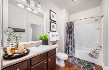 Bathroom at Retreat at West Creek luxury apartment homes in Richmond, VA