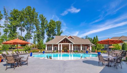 Pool at Retreat at West Creek luxury apartment homes in Richmond, VA