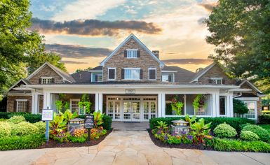 Leasing Center exterior at Hampton at Hunton Park in Richmond, VA