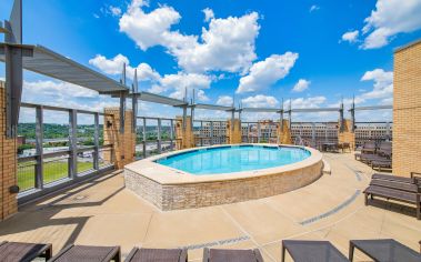 Rooftop Pool at MAA Carlyle Square in Alexandria, VA