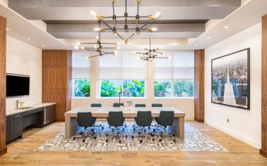 Conference room at MAA National Landing luxury apartment homes in Washington, DC