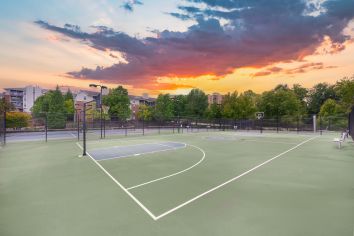 Basketball at MAA Tysons Corner luxury apartment homes in Mclean, VA