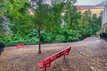 Dog park at MAA Tysons Corner luxury apartment homes in Mclean, VA