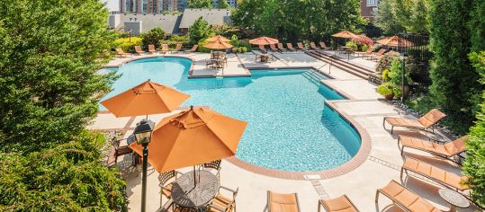 Pool at Post Tyson's Corner luxury apartment homes in McLean, VA Near Washington DC