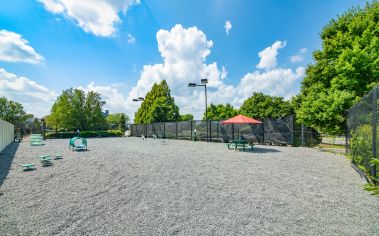 Dog park at Post Corners luxury apartment homes in Centreville, VA near Washington, DC