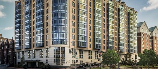 Exterior at Post Massachusetts Avenue luxury apartment homes in Washington, DC