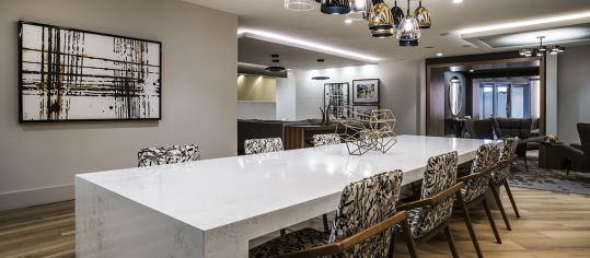 Dining area 2 at Post Massachusetts Avenue luxury apartment homes in Washington, DC