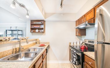 Kitchen at Post Tyson's Corner luxury apartment homes in McLean, VA Near Washington DC