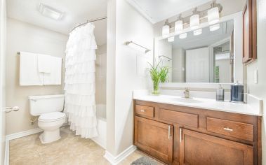 Bathroom at Post Tyson's Corner luxury apartment homes in McLean, VA Near Washington DC