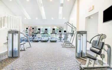 Fitness center at Post Tyson's Corner luxury apartment homes in McLean, VA Near Washington DC