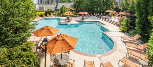 Pool at Post Tyson's Corner luxury apartment homes in McLean, VA Near Washington DC