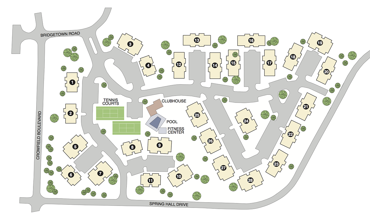 Colonial Village at Windsor Place | Luxury Apartments for Rent in