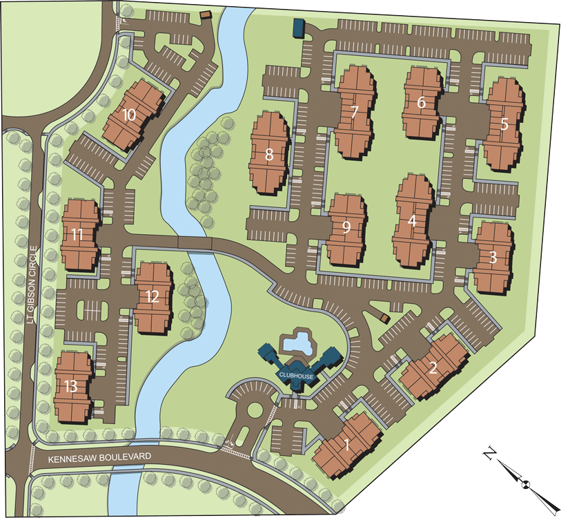 Gallatin TN Luxury Apartments for Rent Avondale at Kennesaw Farms MAA