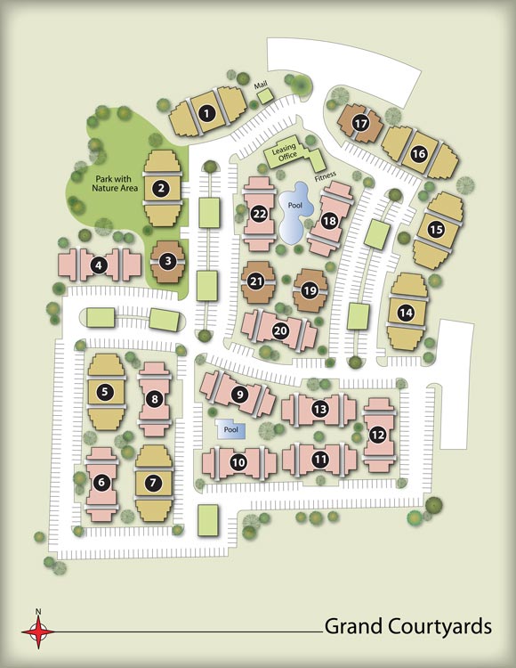 MAA Grand Courtyards Apartments in Grand Prairie, TX MAA