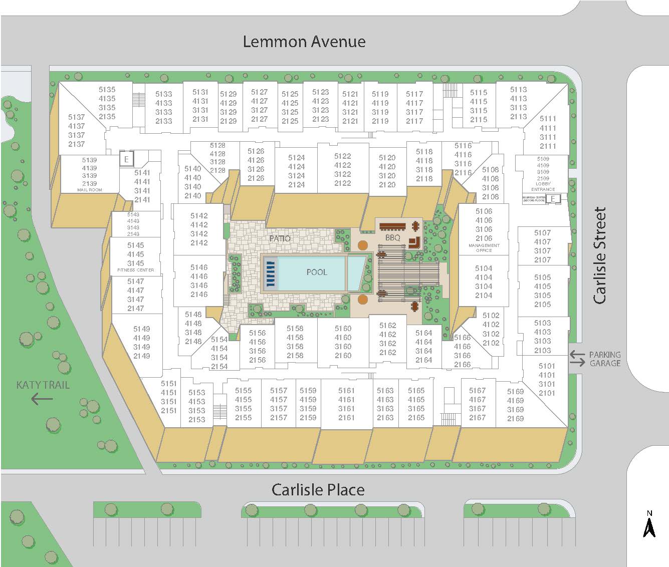 Post katy trail apartments information