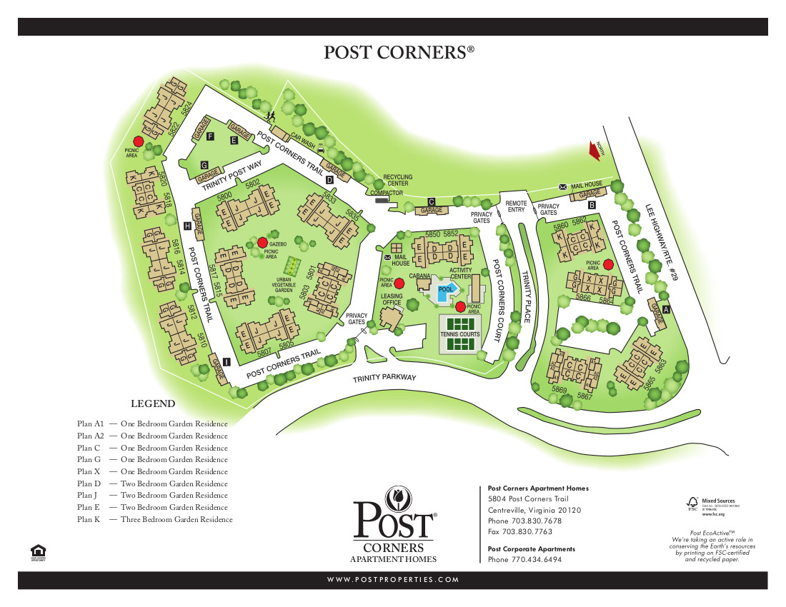 Post Corners at Trinity Center Luxury Apartments in Centreville, VA