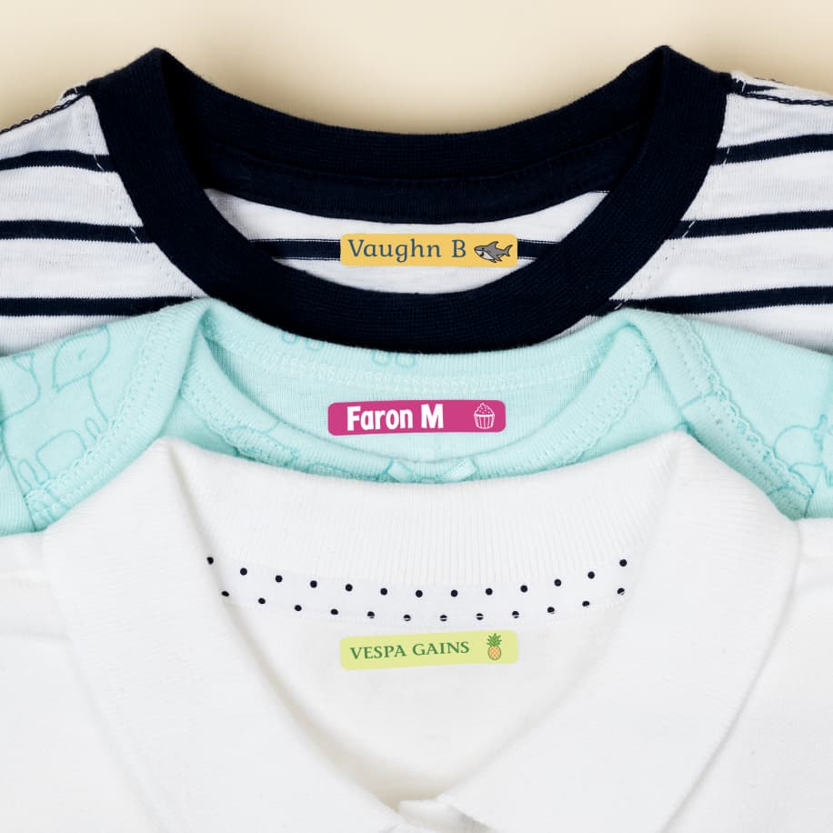 Labelling hotsell kids clothes