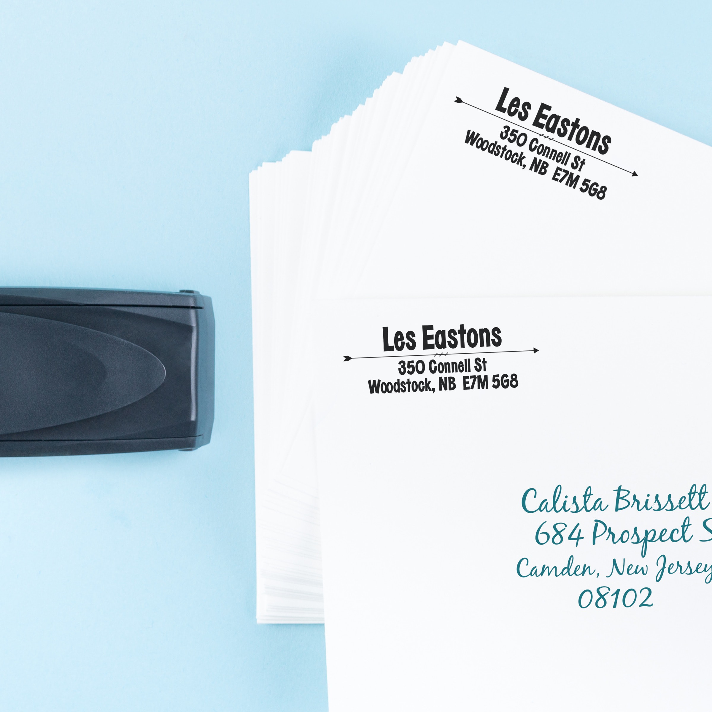 Étampe d’adresse de retour