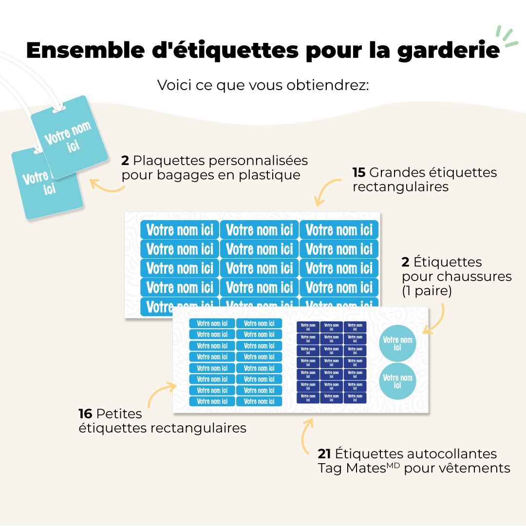 Ensemble d'étiquettes pour la garderie Galerie 1