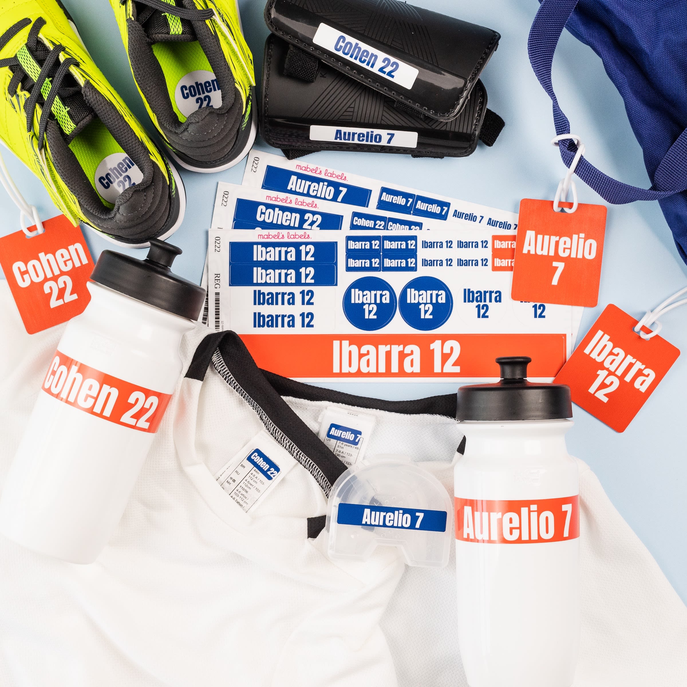 Kids' Team Sports Label Pack Gallery 1