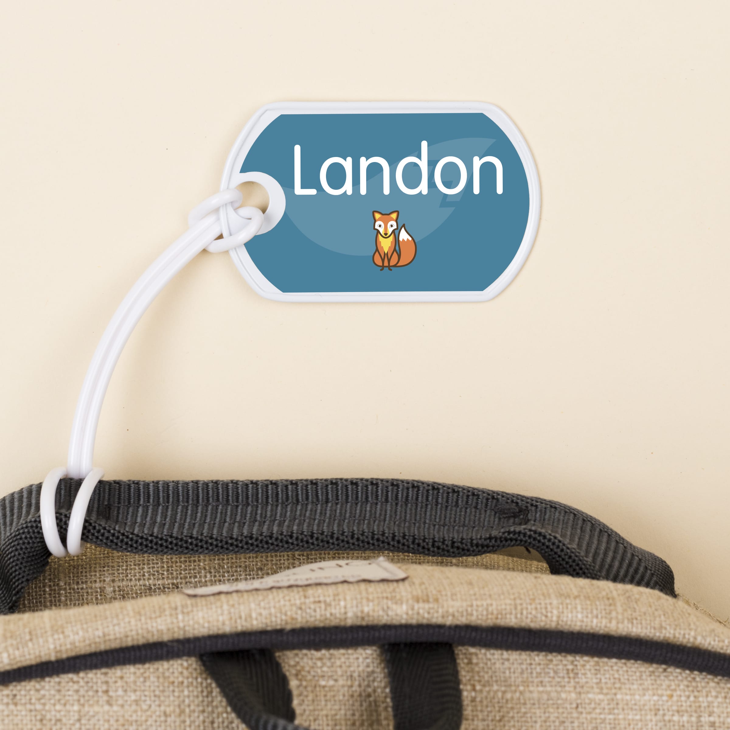 Plaquettes personnalisées pour bagages en métal Galerie 1