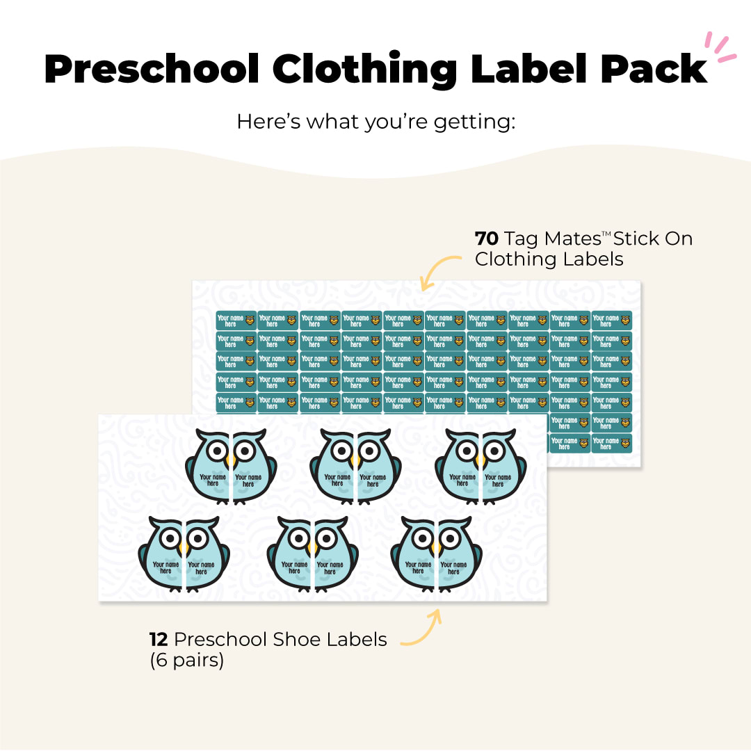 Preschool Clothing Label Pack Gallery 1