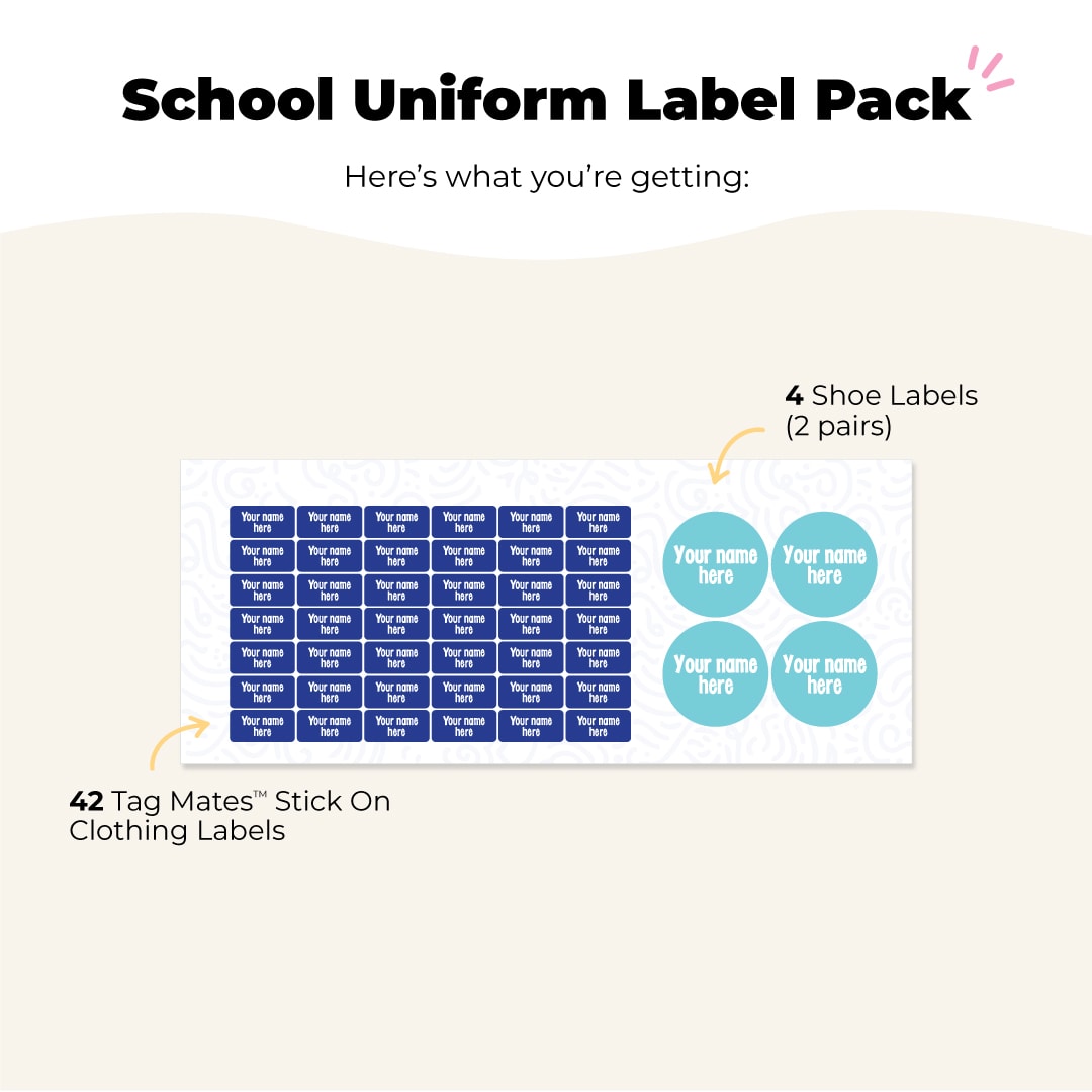 School Uniform Label Pack Gallery 1