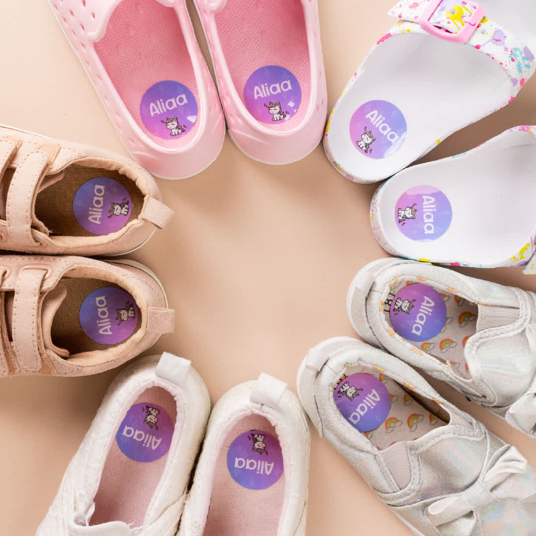 Étiquettes pour chaussures