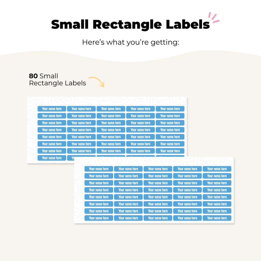 Small Rectangle Labels Gallery 1