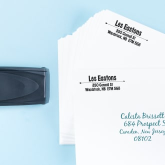 Étampe d’adresse de retour vignette 3