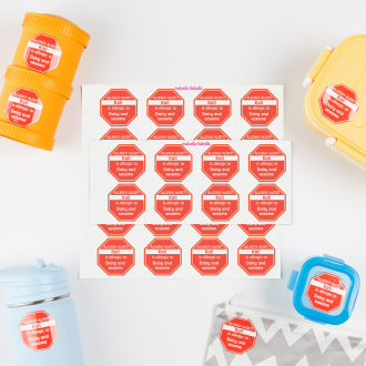 Customizable Allergy Alert Labels thumbnail 4
